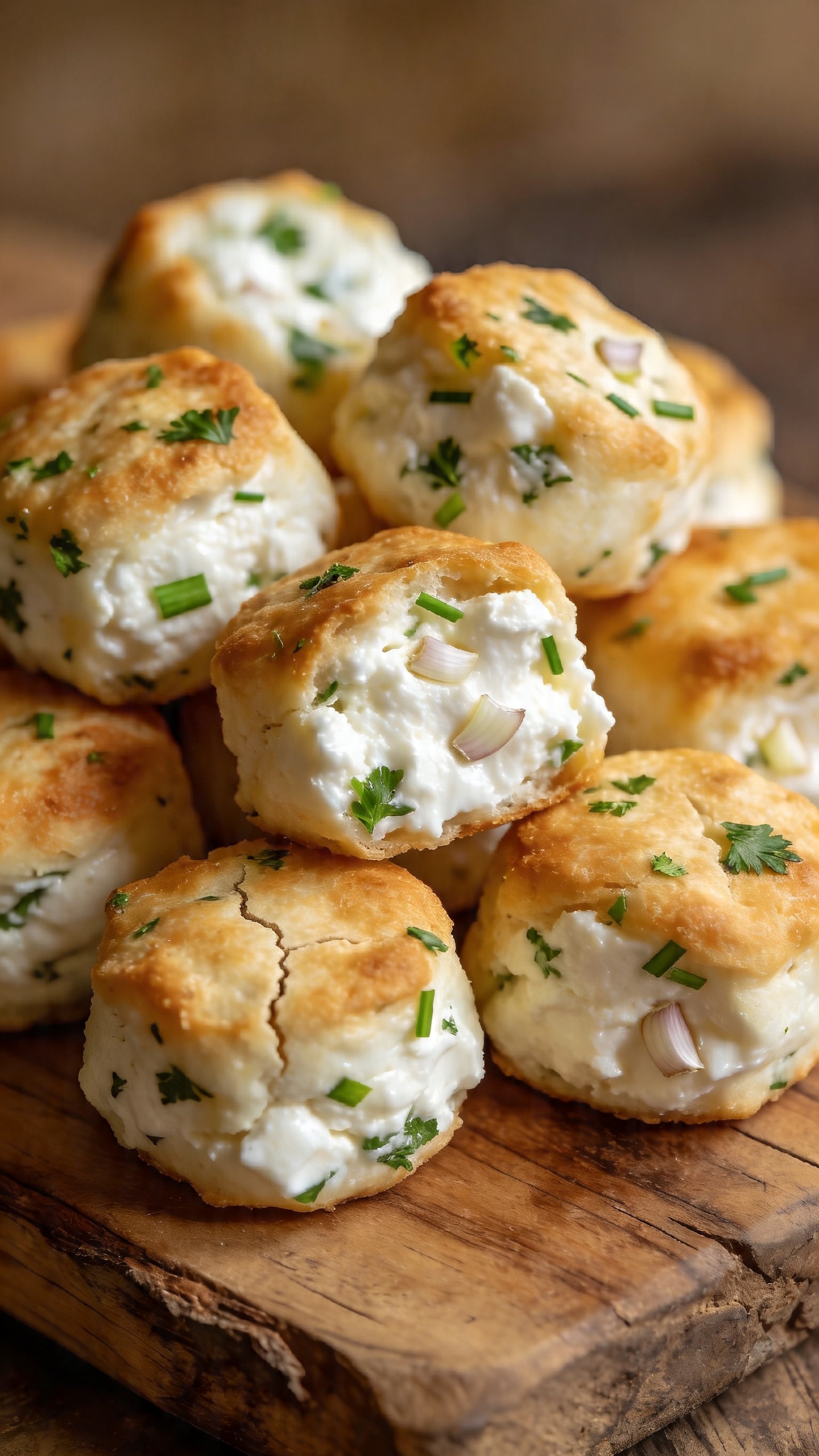 High-quality photo representing: 2. Garlic Herb Cottage Cheese Bites
